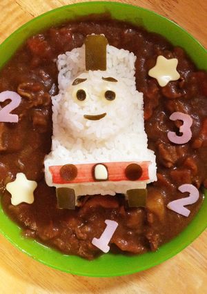 トーマス デコカレー 試作1-レシピのメイン写真