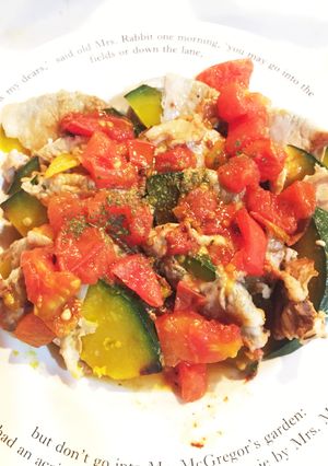 夏野菜巻き巻き〜かぼちゃ-レシピのメイン写真