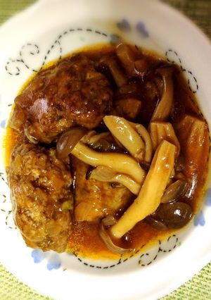 卵と乳不使用の栄養満点煮込みハンバーグ-レシピのメイン写真