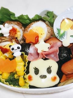 ミニーちゃん♡キャラ弁-レシピのメイン写真