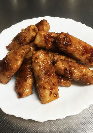 長芋の豚肉巻き-レシピのメイン写真