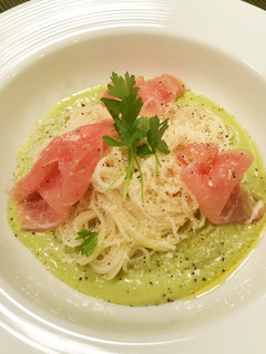 アボガドと生ハムの素麺-レシピのメイン写真