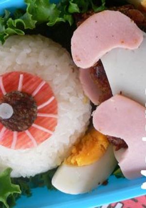 Happyキャラ弁*目玉おやじ*-レシピのメイン写真
