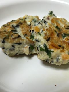 離乳食 後期☆ひじきの豆腐ハンバーグ-レシピのメイン写真