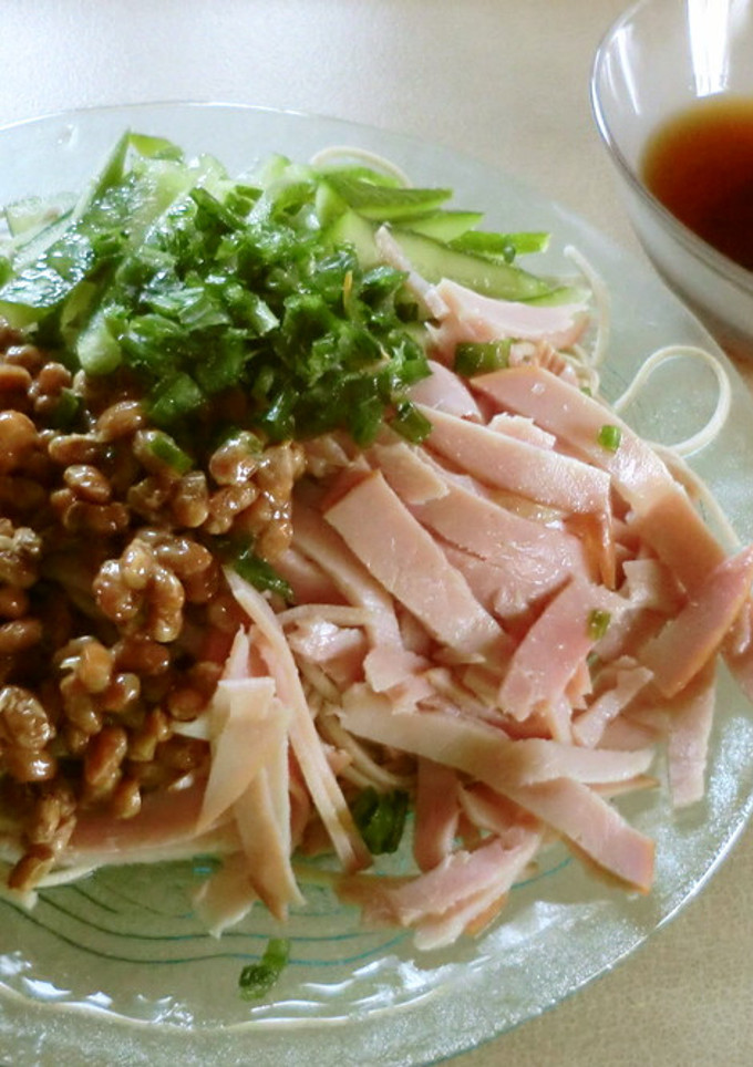 納豆の冷やし蕎麦-レシピのメイン写真