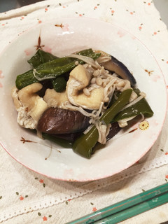 染みる美味しさ 茄子とピーマンの簡単煮-レシピのメイン写真