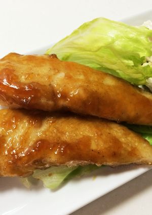 ササミ甘酢焼き 超簡単料理 材料これだけ-レシピのメイン写真