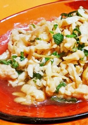 鶏皮薬味ポン酢-レシピのメイン写真