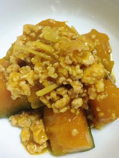 カボチャのそぼろ煮-レシピのメイン写真