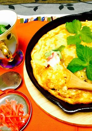 スキレットで簡単♪スコップ明石焼き❤︎-レシピのメイン写真