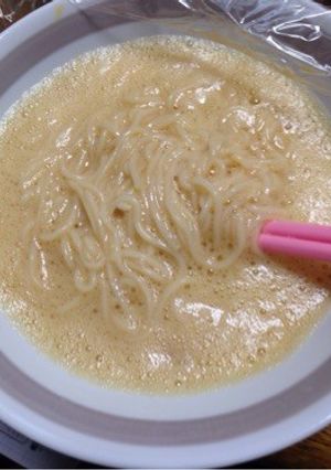 卵かけ素麺-レシピのメイン写真