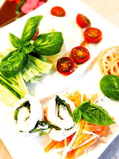 鶏ささみのバジルチーズ巻き-レシピのメイン写真
