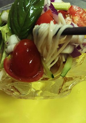 やっぱ夏だね♪氷の器の冷やしそーめん-レシピのメイン写真