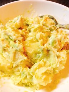 即席!簡単!アボカドポテトサラダ-レシピのメイン写真