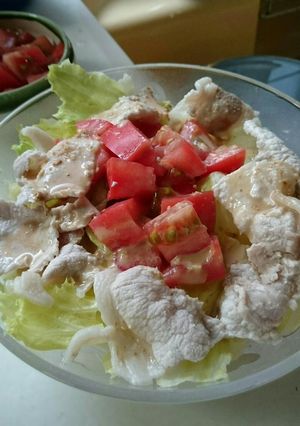 トマト肉うどん-レシピのメイン写真