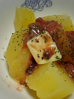 簡単 じゃがバター塩辛のせ-レシピのメイン写真