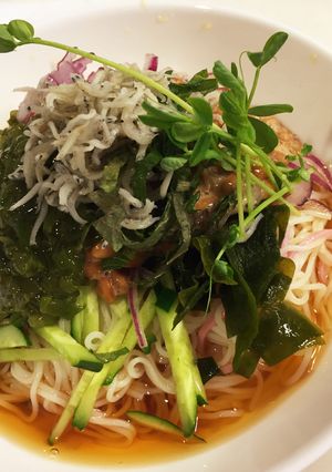 簡単サッパリ☆納豆サラダそうめん-レシピのメイン写真