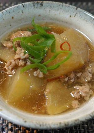 冬瓜のひき肉あんかけ-レシピのメイン写真