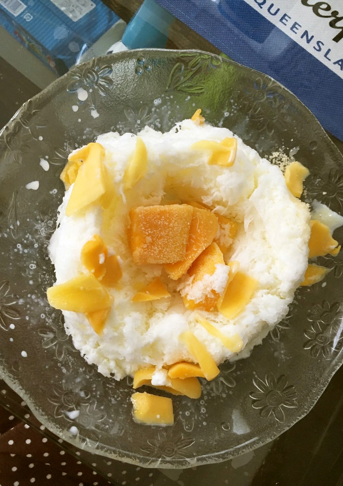 ☆今日のおやつ☆台湾風ふわふわかき氷-レシピのメイン写真