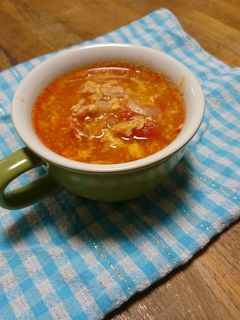 簡単トマトスープ-レシピのメイン写真