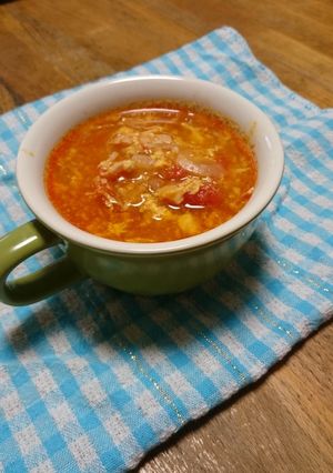 簡単トマトスープ-レシピのメイン写真