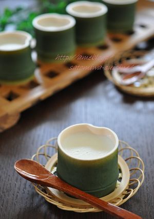 新食感♡ライスミルクのもっちりプリン✿-レシピのメイン写真