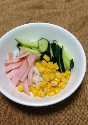 冷やし中華風ビーフン《幼児食》-レシピのメイン写真