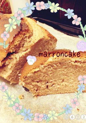 マロンケーキ-レシピのメイン写真