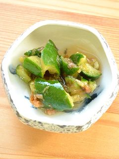 さっと一品!キュウリの梅肉おかか-レシピのメイン写真