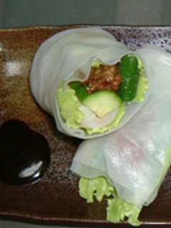 肉味噌の生春巻き-レシピのメイン写真