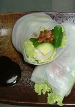 肉味噌の生春巻き-レシピのメイン写真