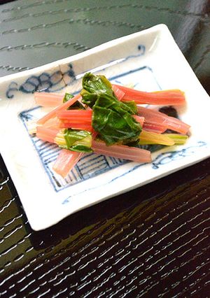 手間入らず！虹菜のポン酢和え-レシピのメイン写真
