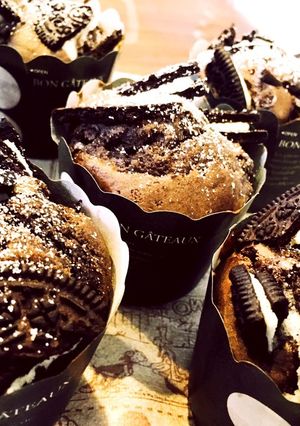 ＨＭ＊BLココアdeオレオカップケーキ-レシピのメイン写真