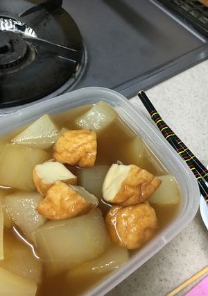 魚河岸揚げととうがんの煮物-レシピのメイン写真