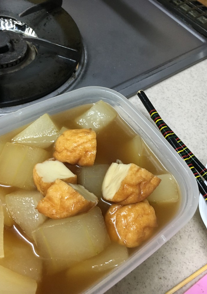 魚河岸揚げととうがんの煮物-レシピのメイン写真