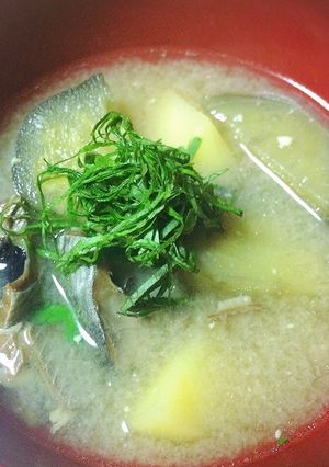 なすと鰊の味噌汁-レシピのメイン写真