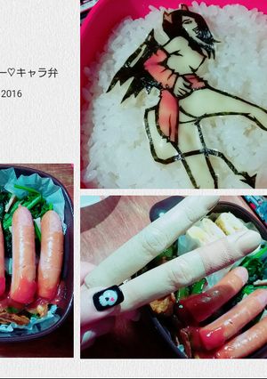 セクシー♡ 海苔アート キャラ弁-レシピのメイン写真