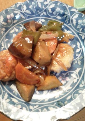つくねと野菜の甘酢炒め-レシピのメイン写真