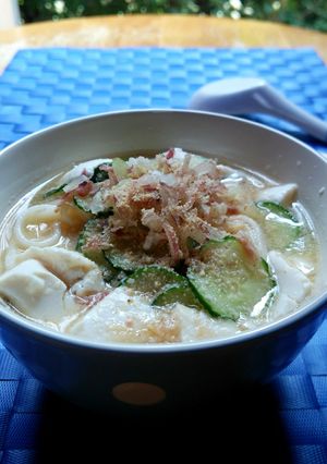 暑い日におすすめ！冷汁風うどん-レシピのメイン写真