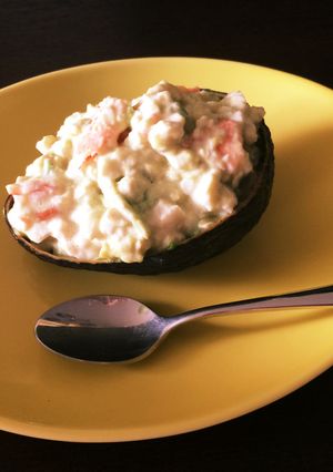 海老＆アボカド＆豆腐で簡単おつまみ♪-レシピのメイン写真