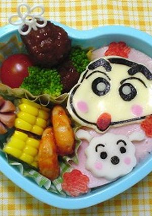 キャラ弁。クレヨンしんちゃん-レシピのメイン写真