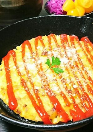 スキレットで☆BIGハッシュポテト♪-レシピのメイン写真