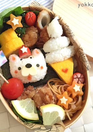 ソフトクリーム☆夏弁当☆簡単☆キャラ弁-レシピのメイン写真