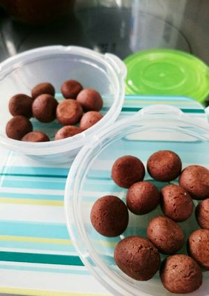 こども喜ぶ手作りココア味のボーロ❤-レシピのメイン写真