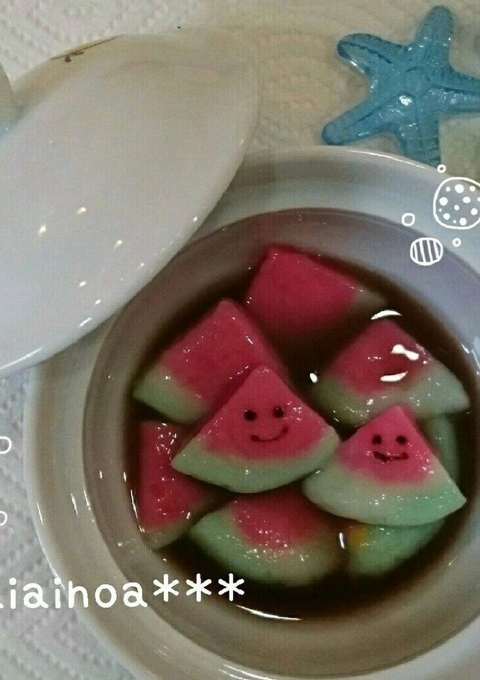 豆乳で作る 簡単！白玉冷やし汁粉-レシピのメイン写真