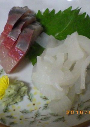 剣イカのイカそうめん-レシピのメイン写真