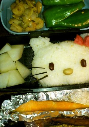キティちゃんのキャラ弁-レシピのメイン写真