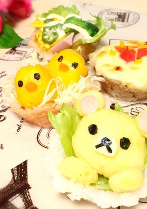 おもてなしやお弁当に♡ごはんデコカップ-レシピのメイン写真