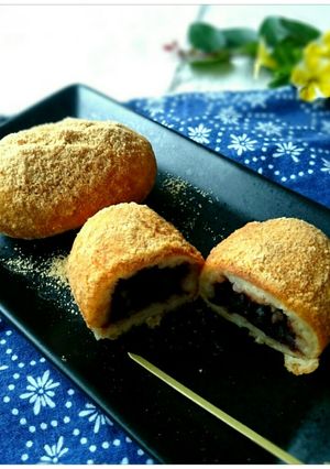 HMご飯でおやつ★おはぎ?あんドーナツ?-レシピのメイン写真