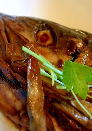 【居酒屋ごっこ】かんぱちのあら炊き-レシピのメイン写真